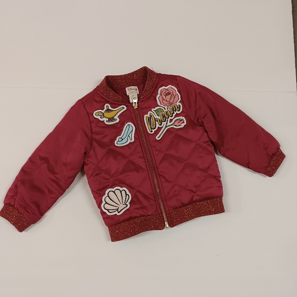 Disney Collection Tutu Couture Collection Quilted Satin Bomber Jacket